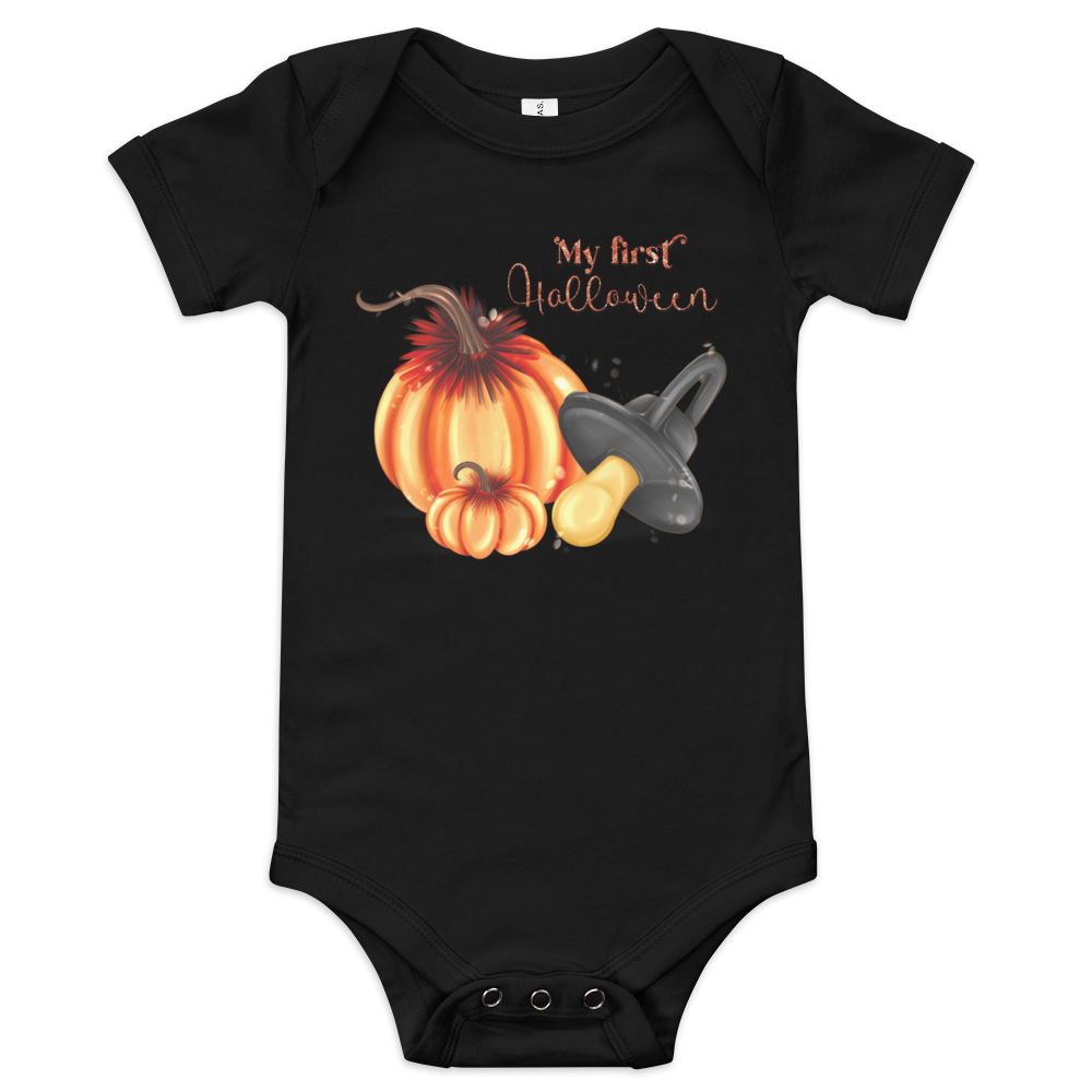 My First Halloween Baby short sleeve one piece