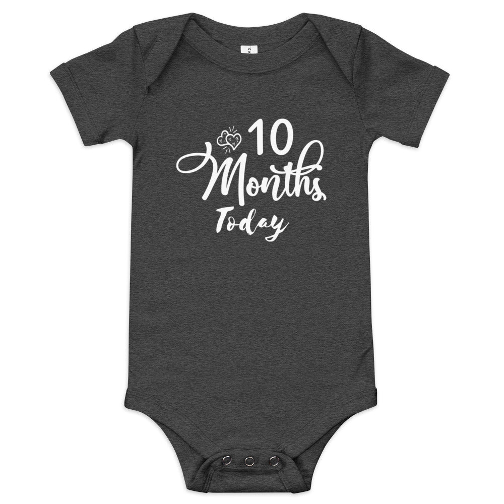 Ten Months Today Baby short sleeve one piece