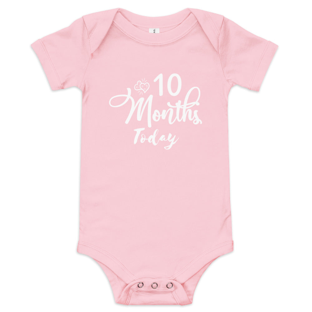 Ten Months Today Baby short sleeve one piece