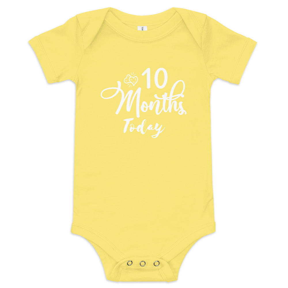 Ten Months Today Baby short sleeve one piece