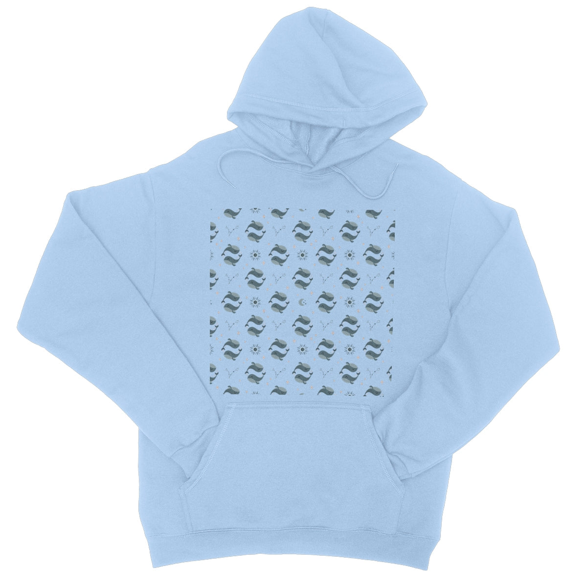 Pisces Pattern College Hoodie