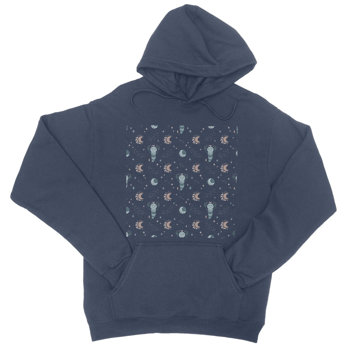 Scorpio Pattern College Hoodie