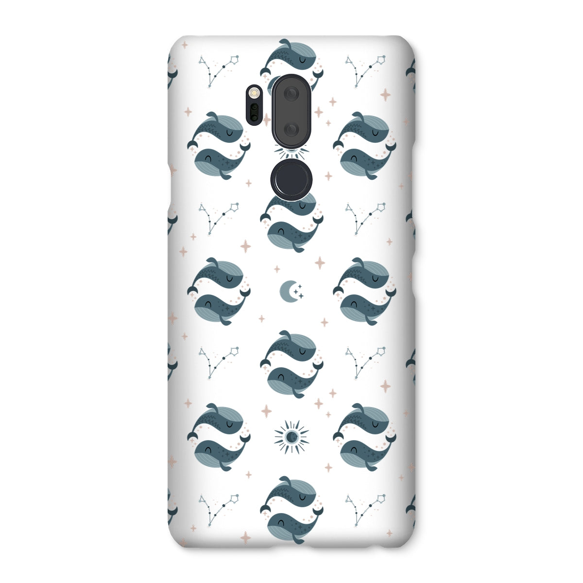 Pisces Pattern Snap Phone Case