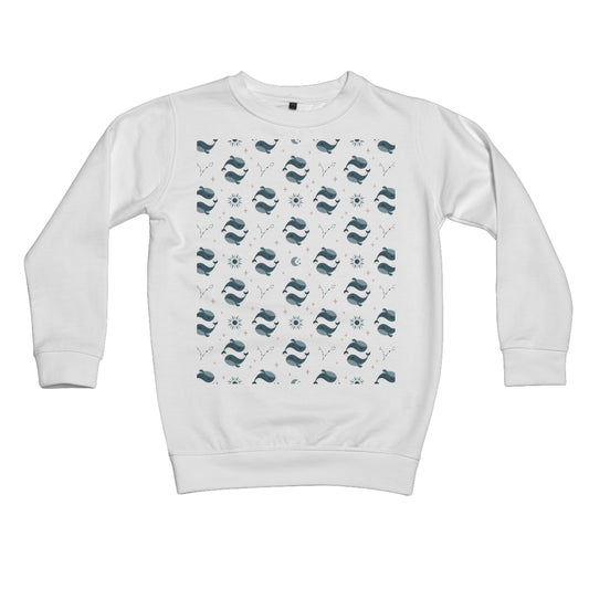 Pisces Pattern Kids Sweatshirt