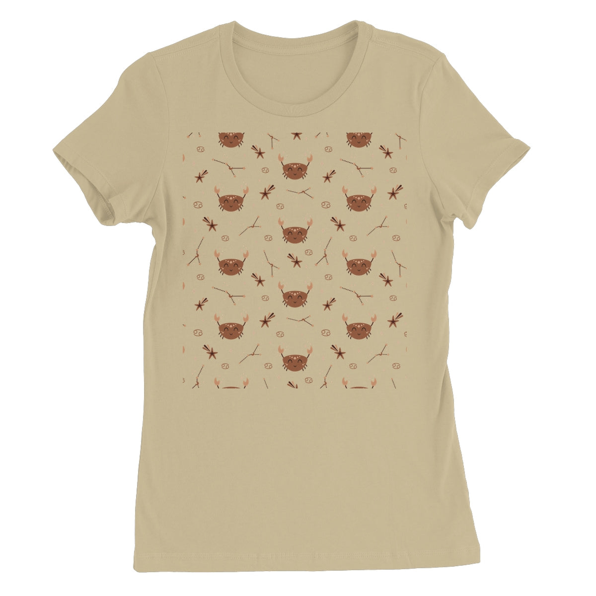 Cancer Pattern Women's Favourite T-Shirt