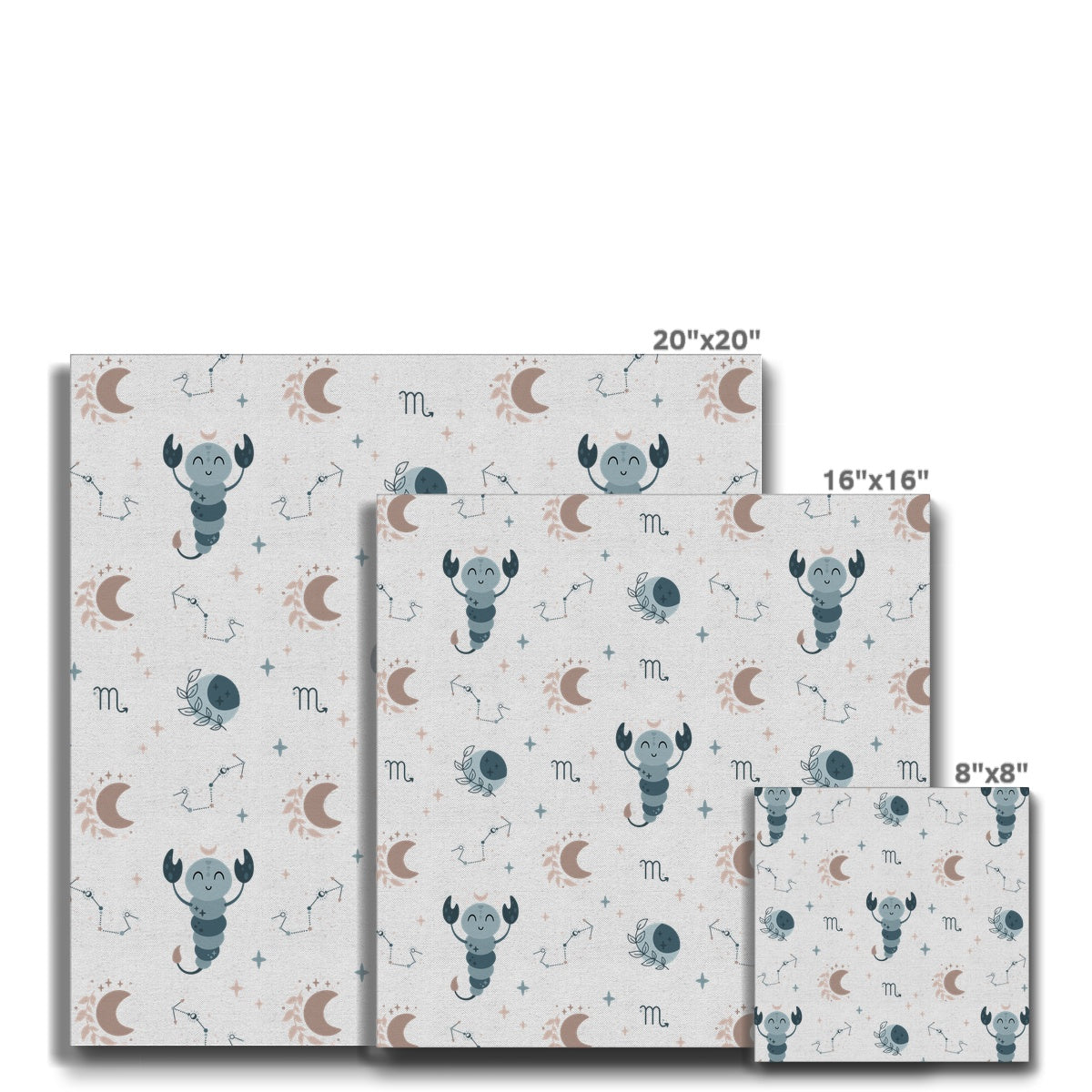 Scorpio Pattern Eco Canvas