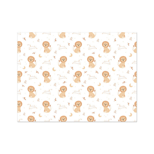 Leo Pattern Wall Art Poster