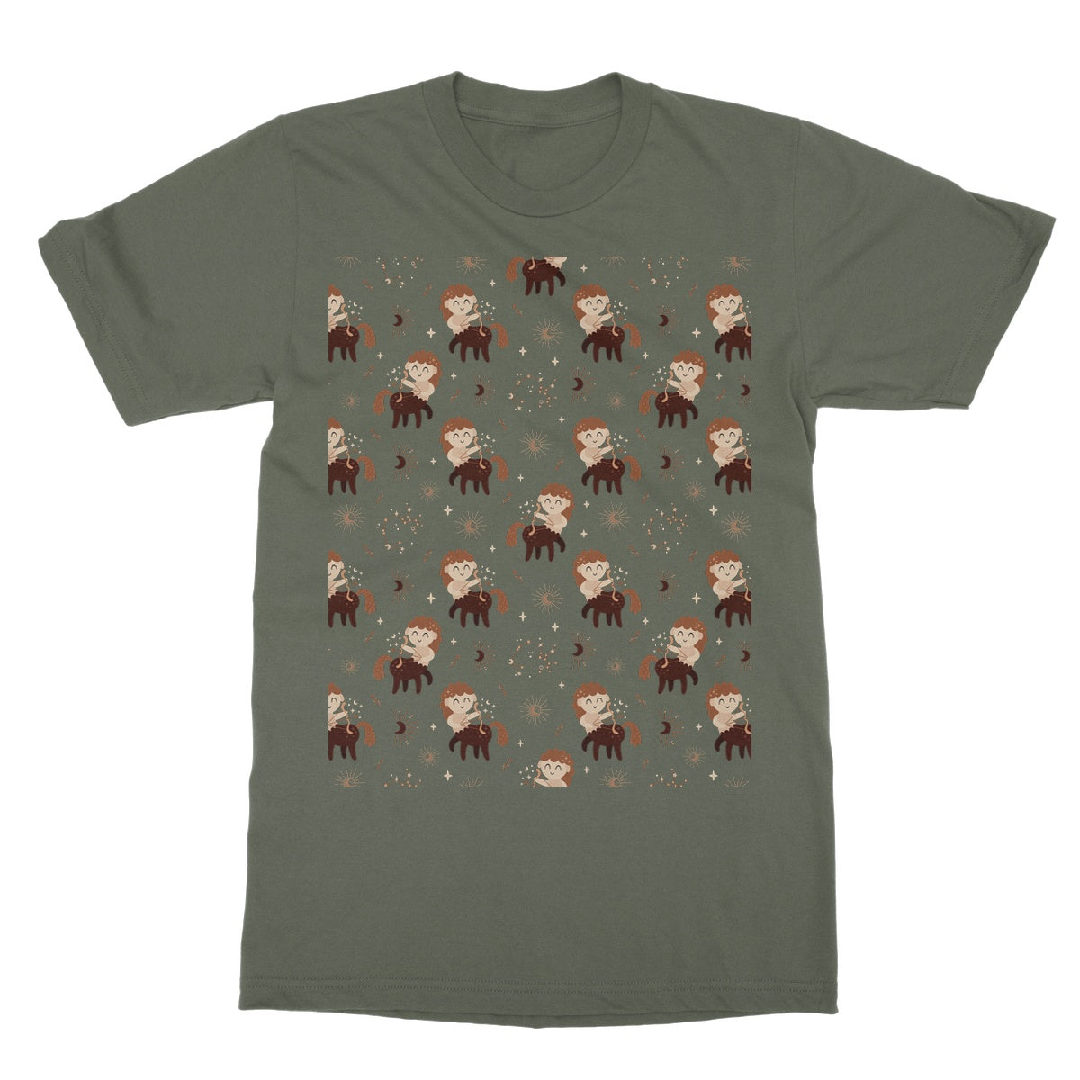 Sagittarius Pattern Softstyle T-Shirt