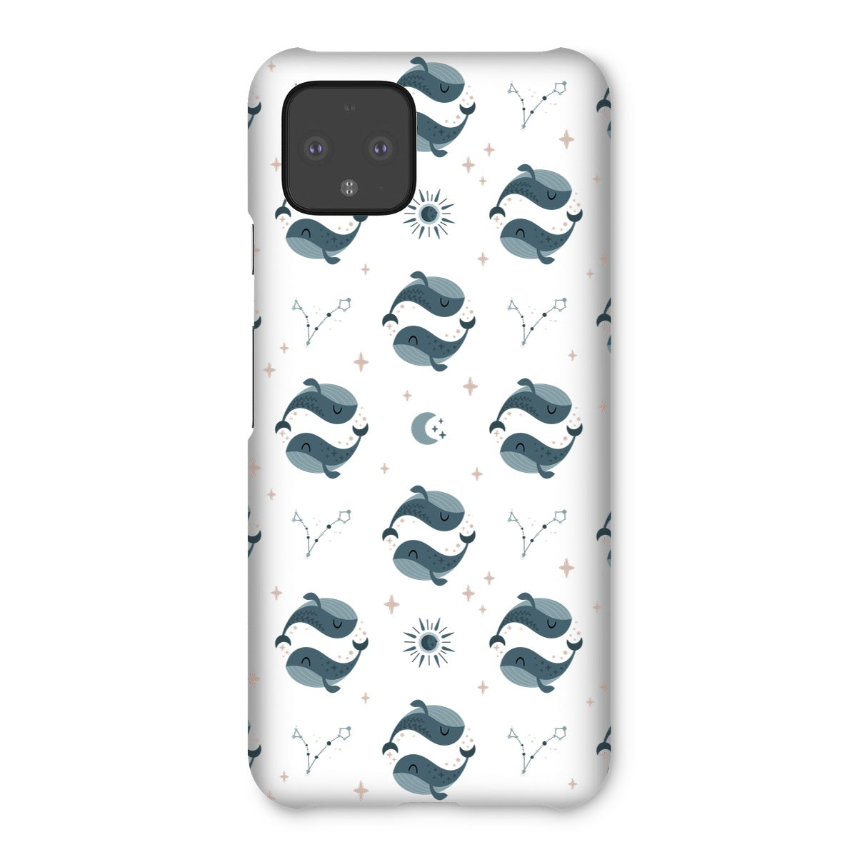 Pisces Pattern Snap Phone Case