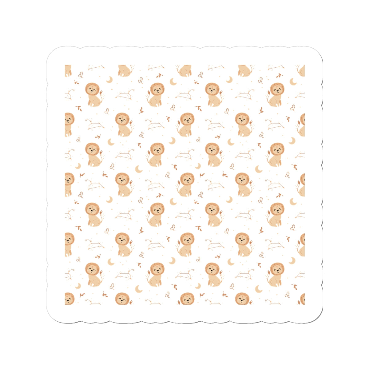 Leo Pattern Sticker