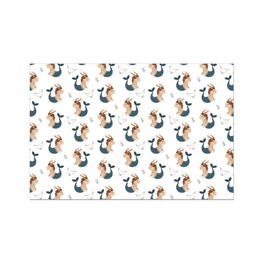 Capricorn Pattern Photo Art Print