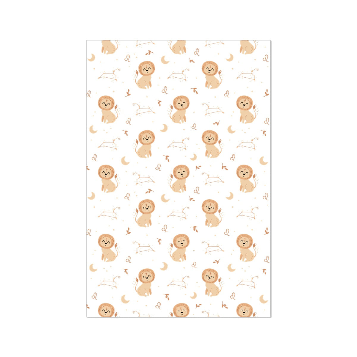 Leo Pattern Rolled Eco Canvas