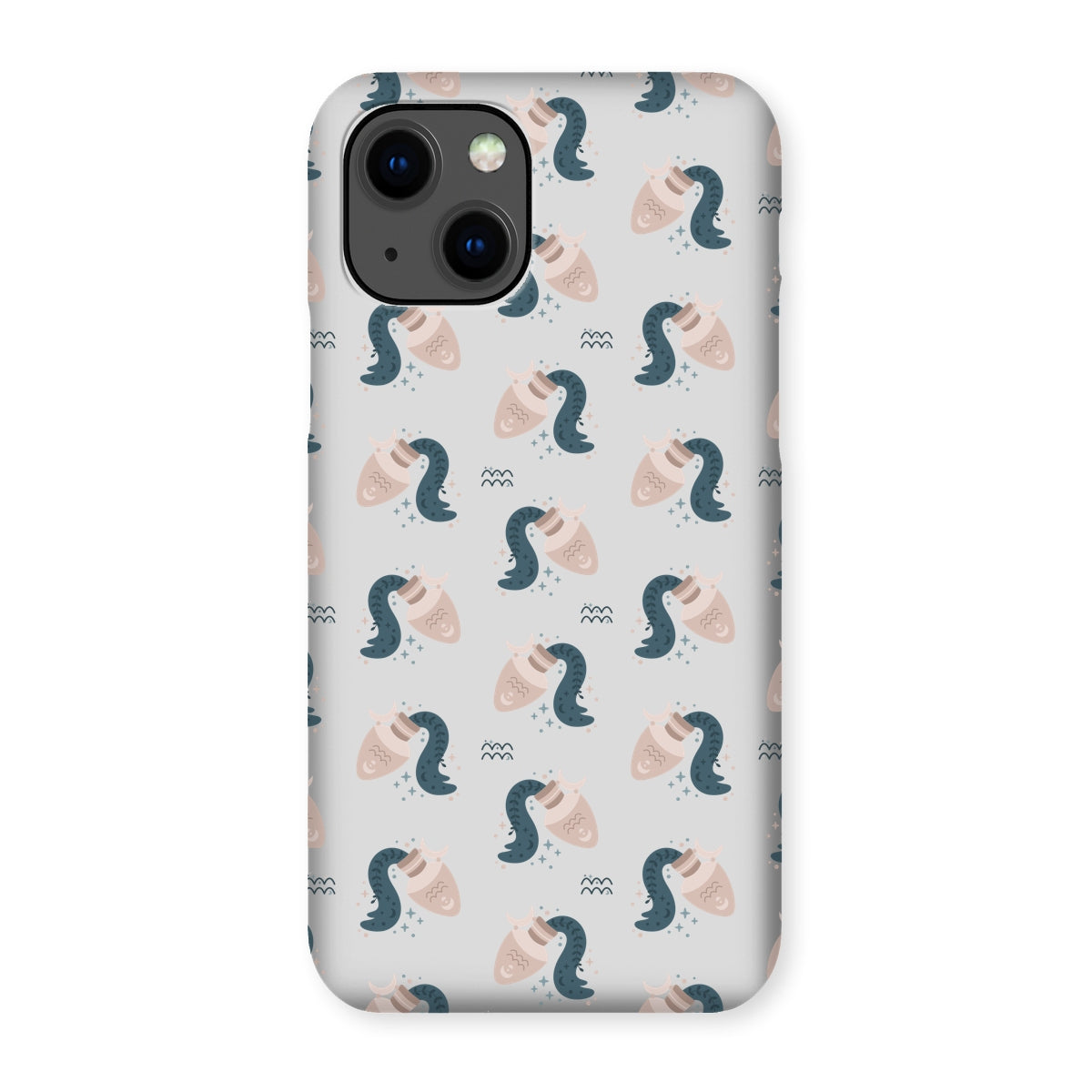 Aquarius Pattern Snap Phone Case