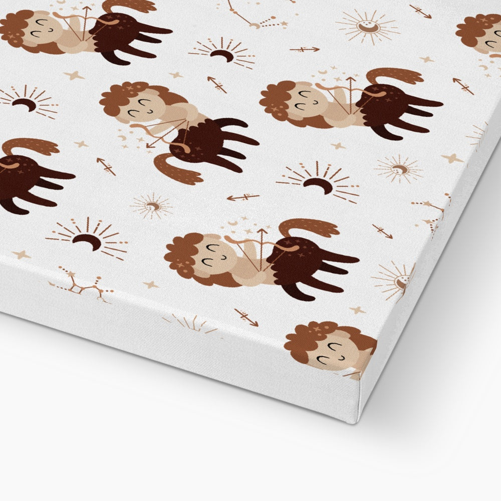 Sagittarius Pattern Canvas