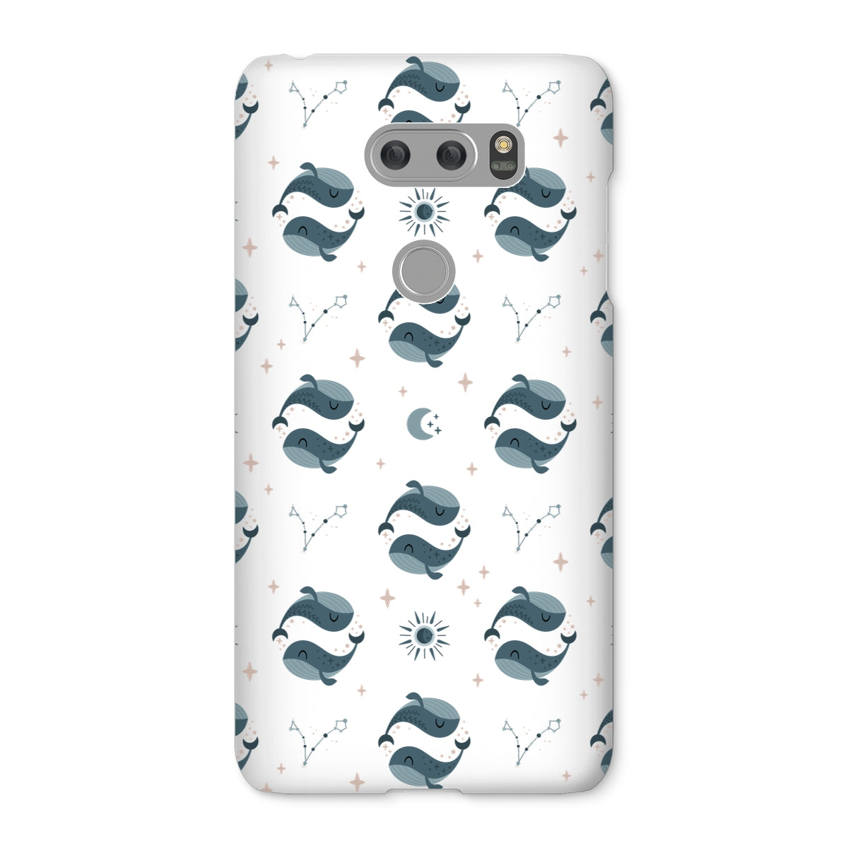 Pisces Pattern Snap Phone Case