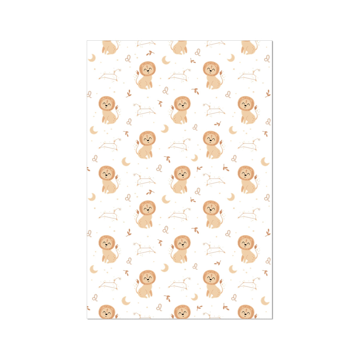 Leo Pattern Rolled Canvas