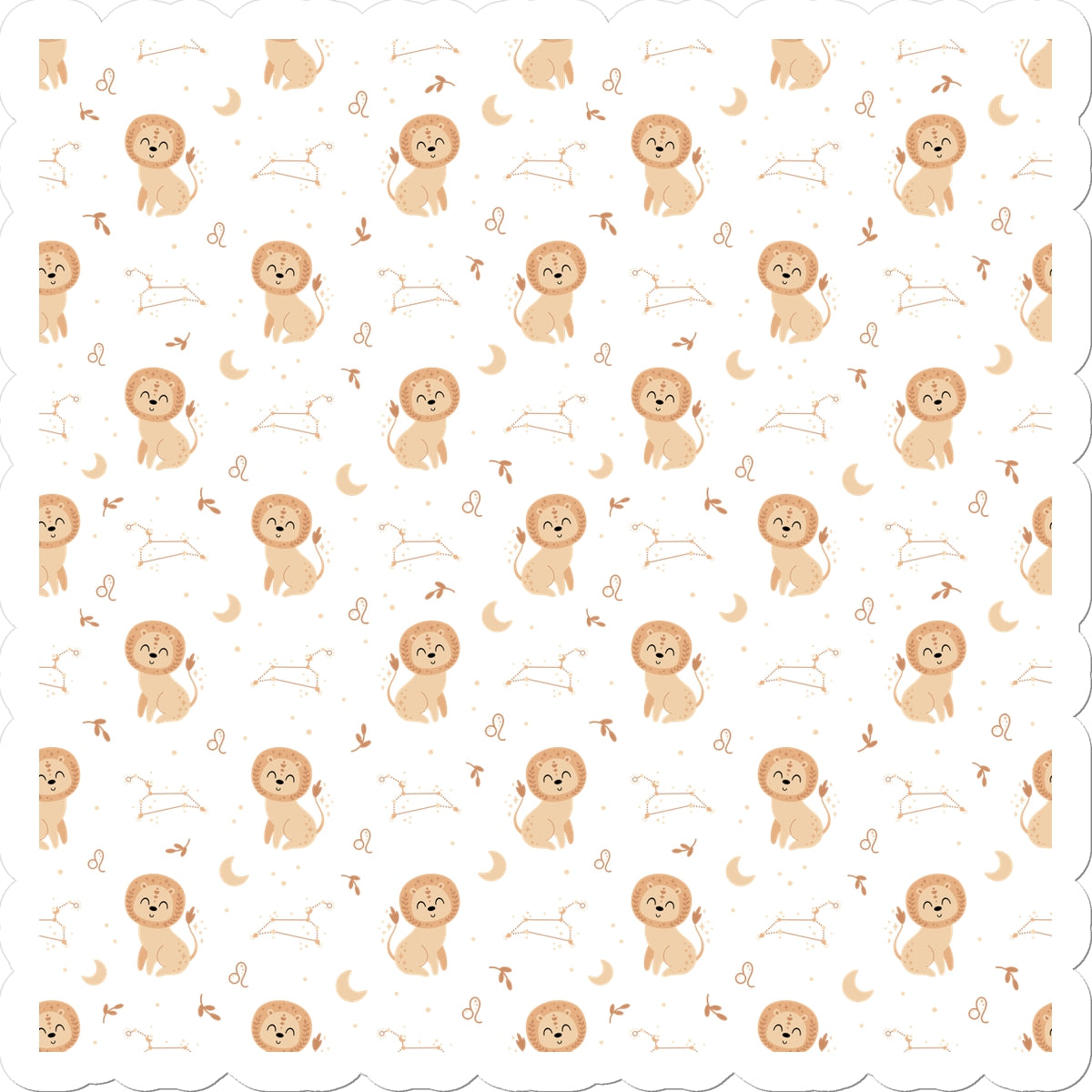 Leo Pattern Sticker