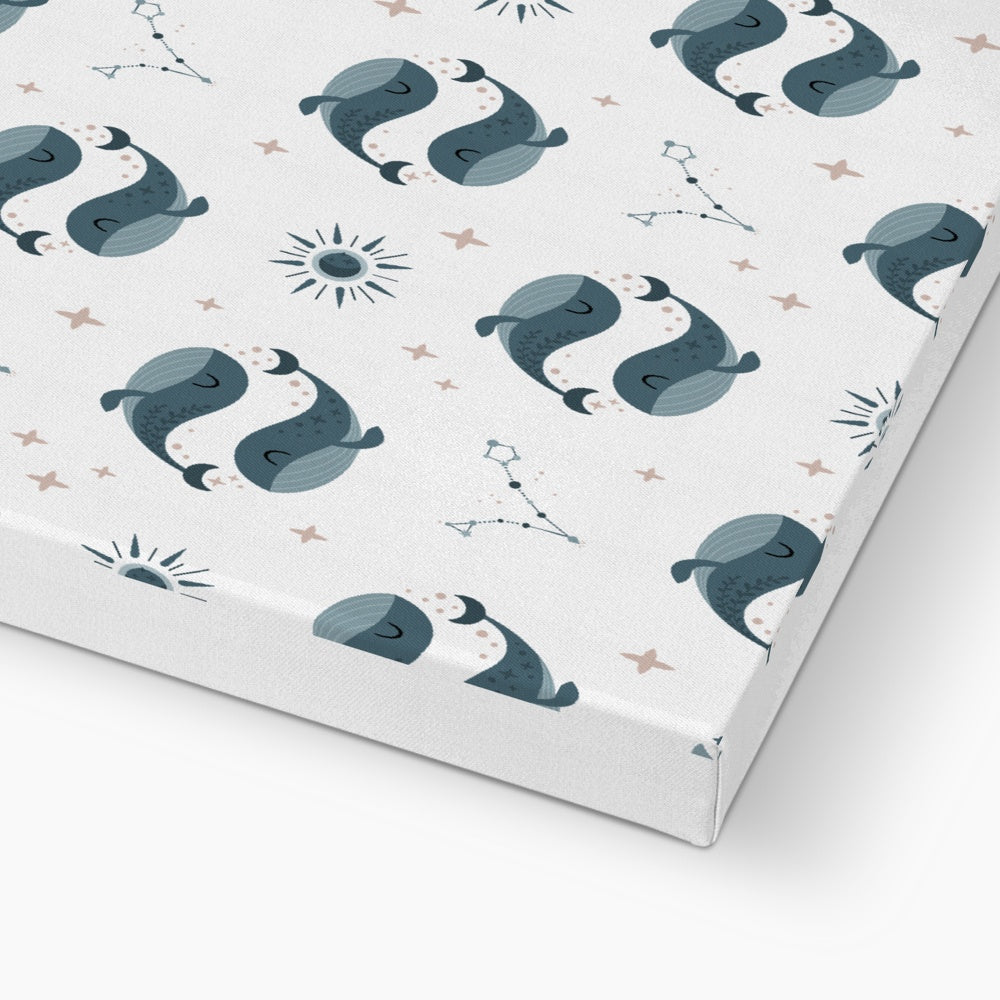 Pisces Pattern Canvas