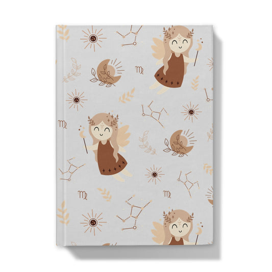 Virgo Pattern Hardback Journal