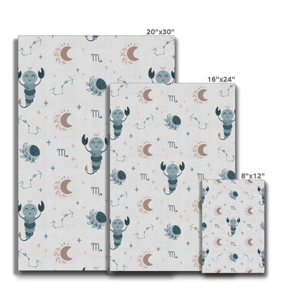 Scorpio Pattern Eco Canvas