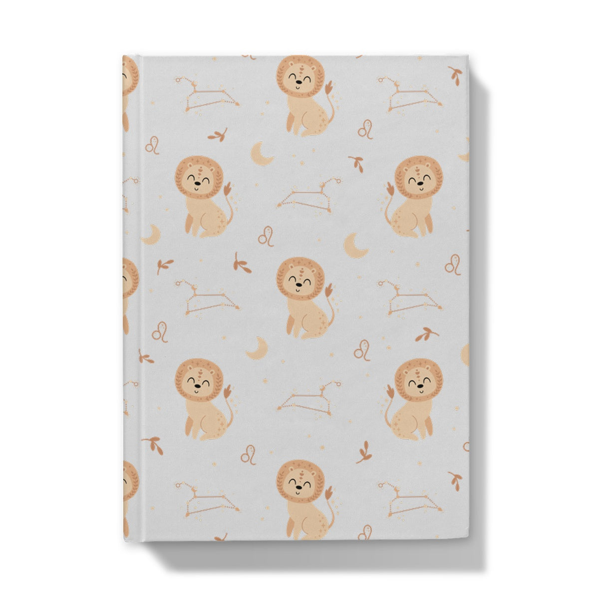 Leo Pattern Hardback Journal