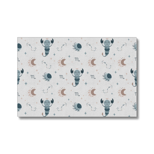 Scorpio Pattern Eco Canvas