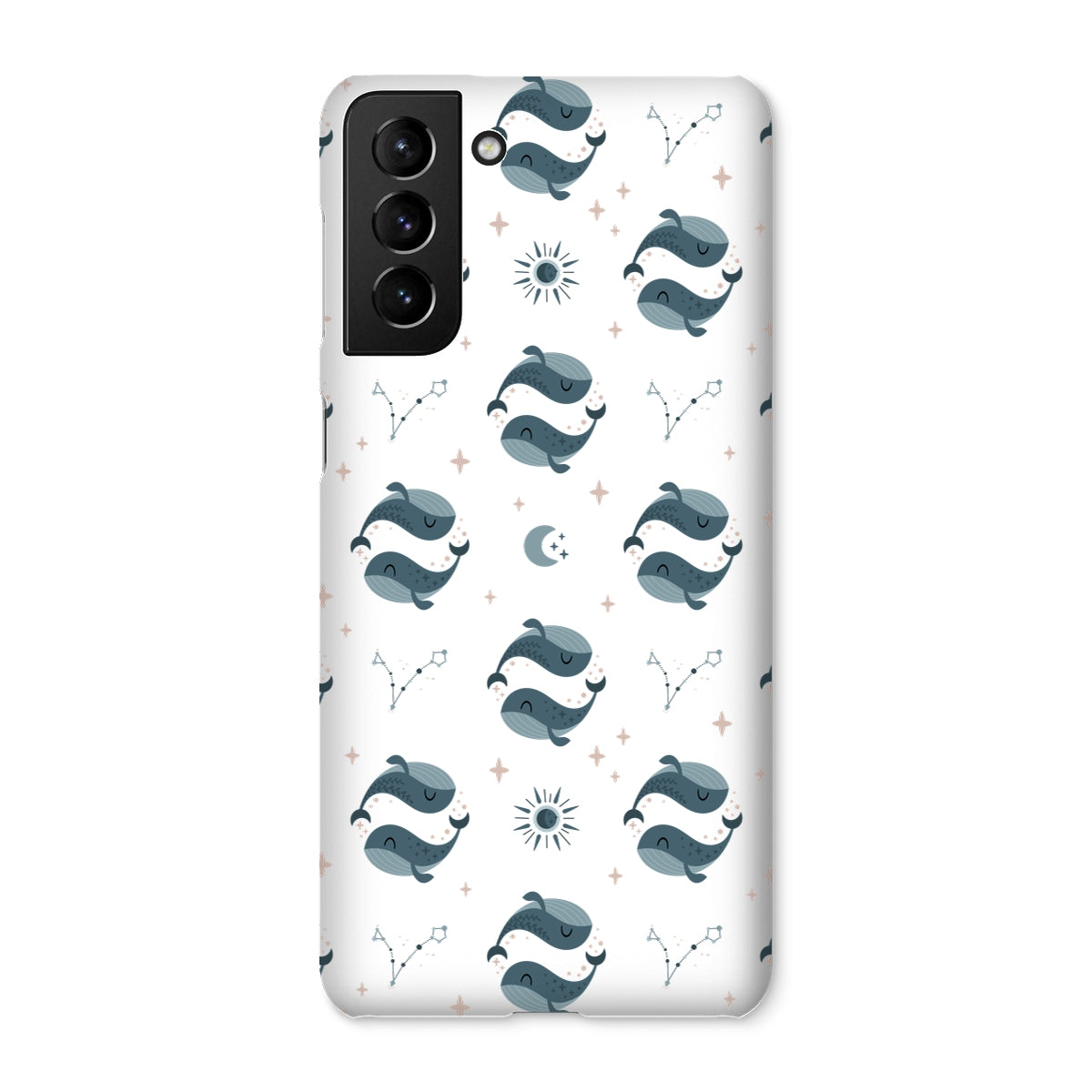 Pisces Pattern Snap Phone Case