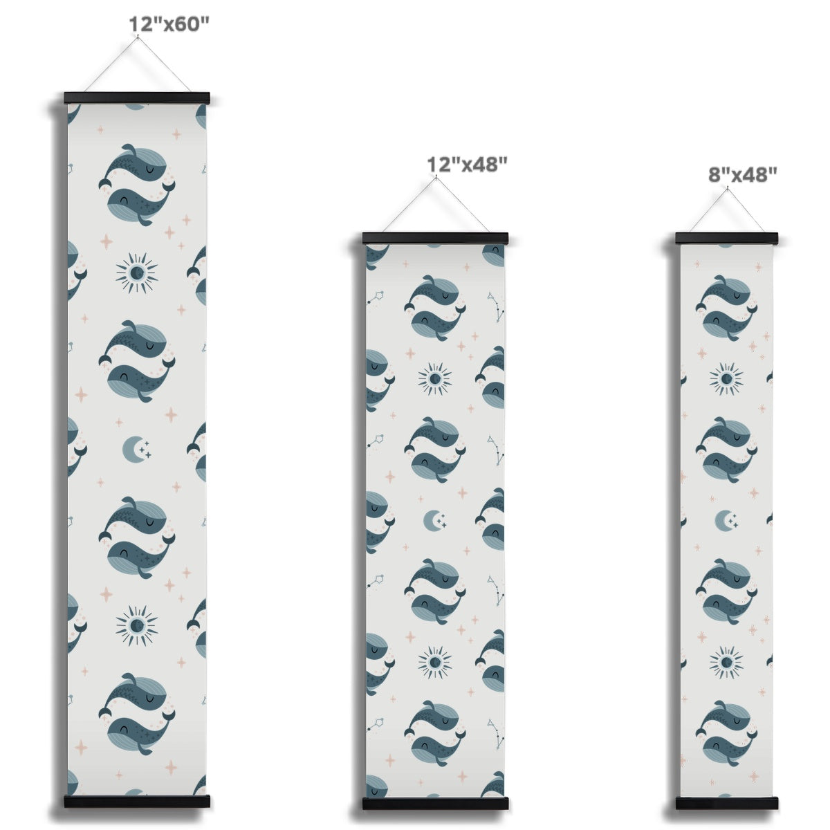 Pisces Pattern Wall Height Chart