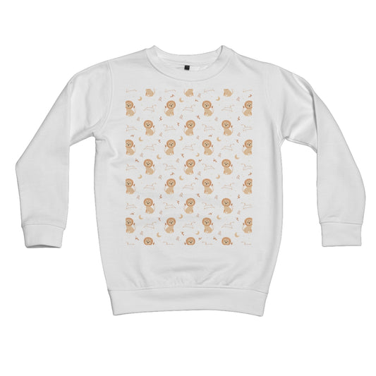 Leo Pattern Kids Sweatshirt