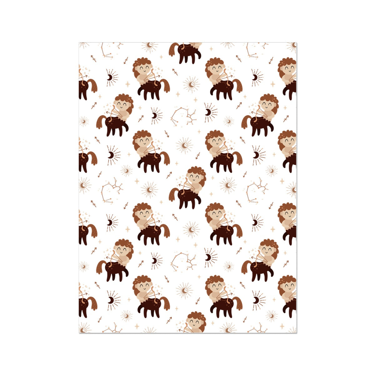 Sagittarius Pattern Wall Art Poster