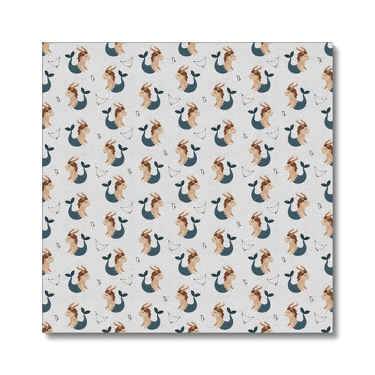 Capricorn Pattern Canvas