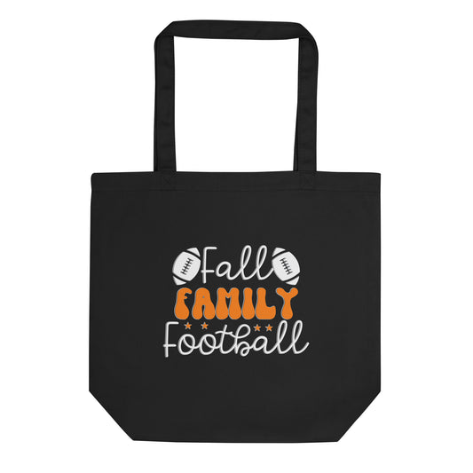 Fall Family Football Eco Tote Bag