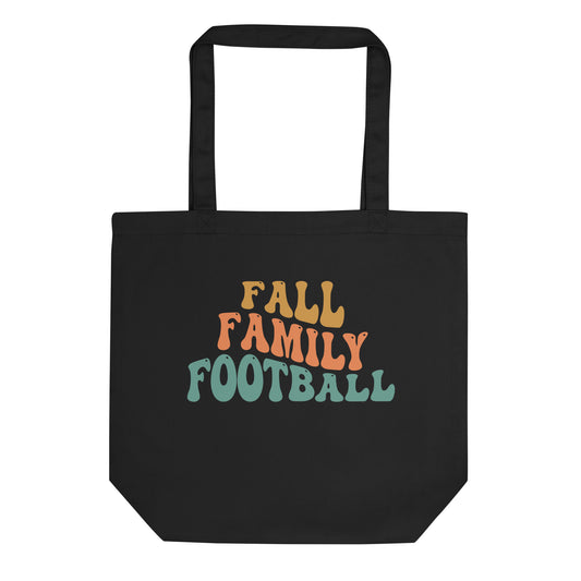 Fall Family Football Eco Tote Bag