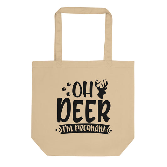 Oh Deer I'm Pregnant Eco Tote Bag