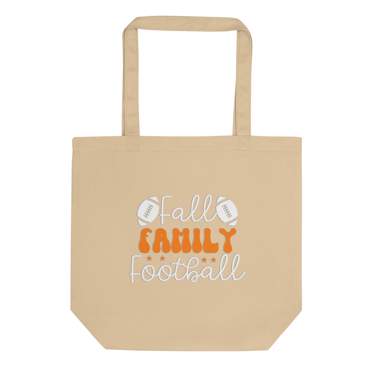 Fall Family Football Eco Tote Bag