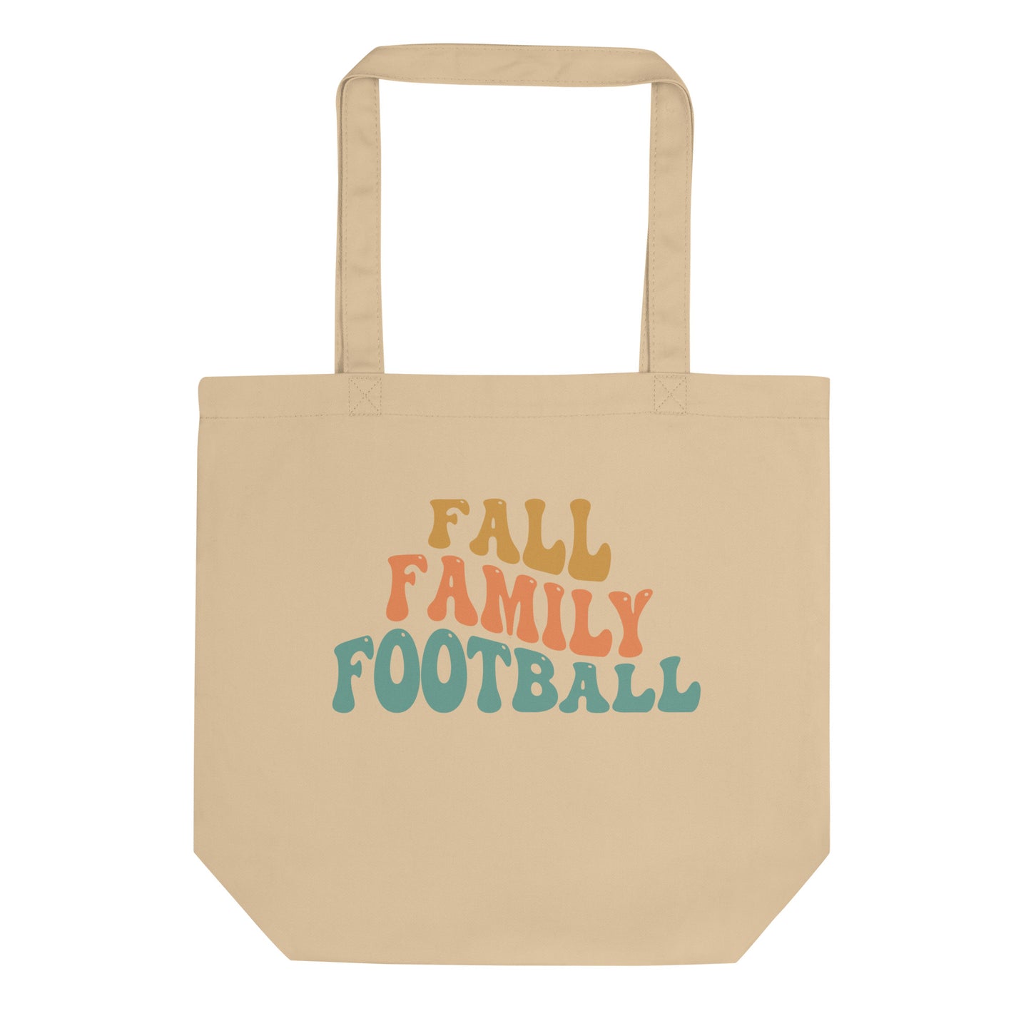 Fall Family Football Eco Tote Bag