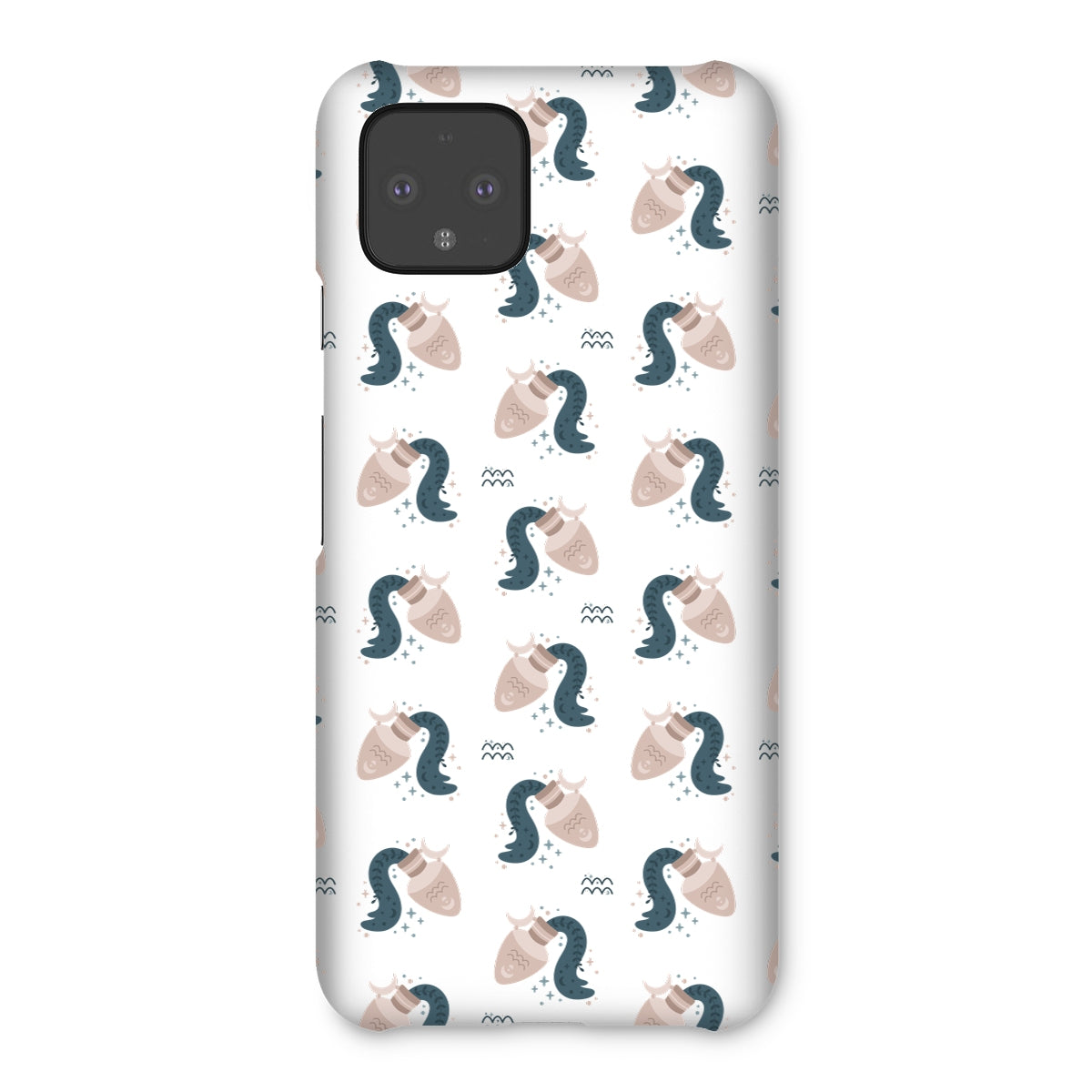 Aquarius Pattern Snap Phone Case