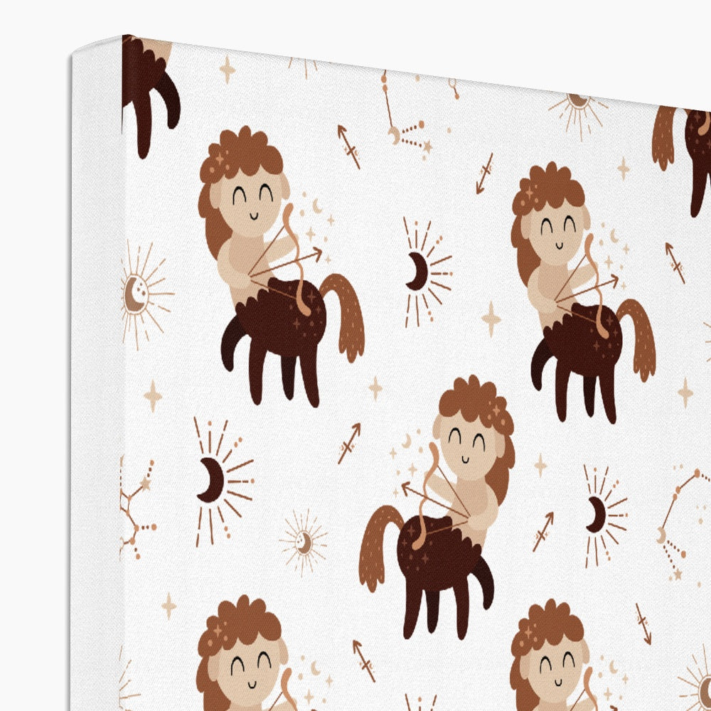 Sagittarius Pattern Canvas