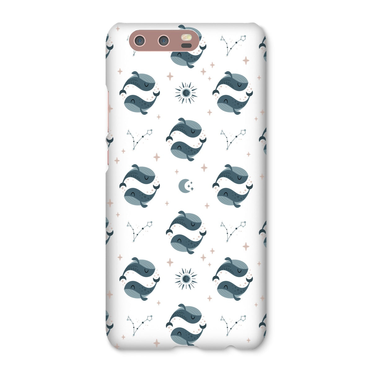 Pisces Pattern Snap Phone Case