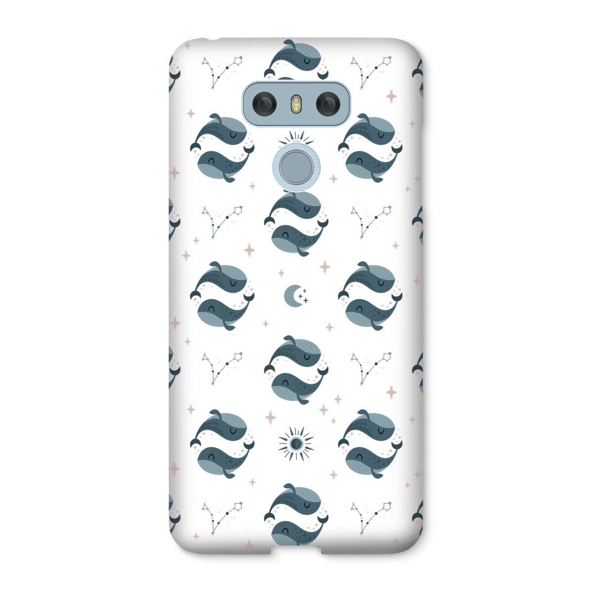 Pisces Pattern Snap Phone Case