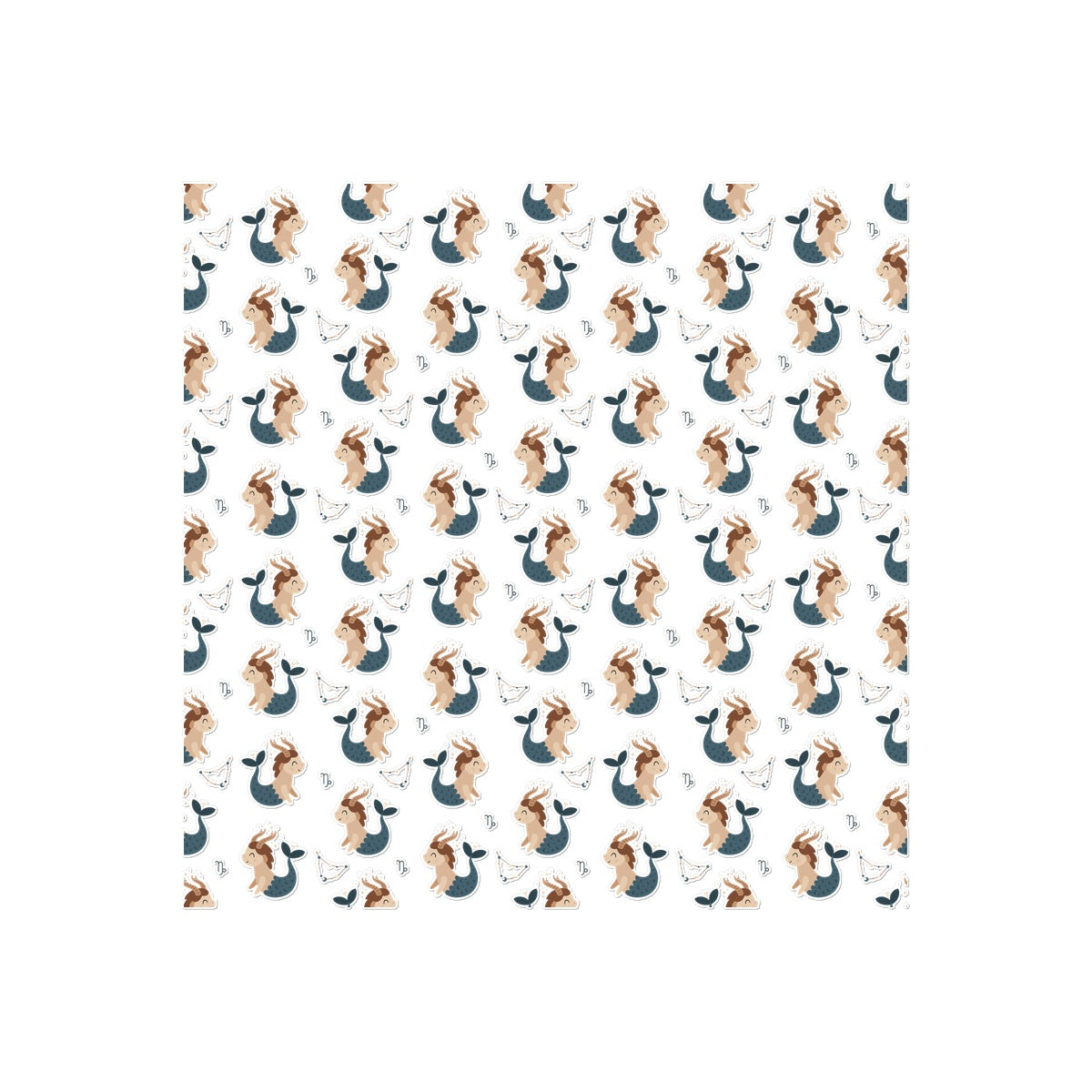 Capricorn Pattern Temporary Tattoo