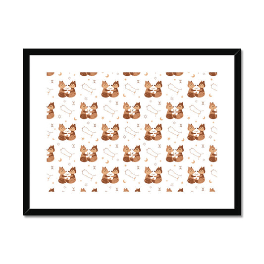 Gemini Pattern Framed & Mounted Print