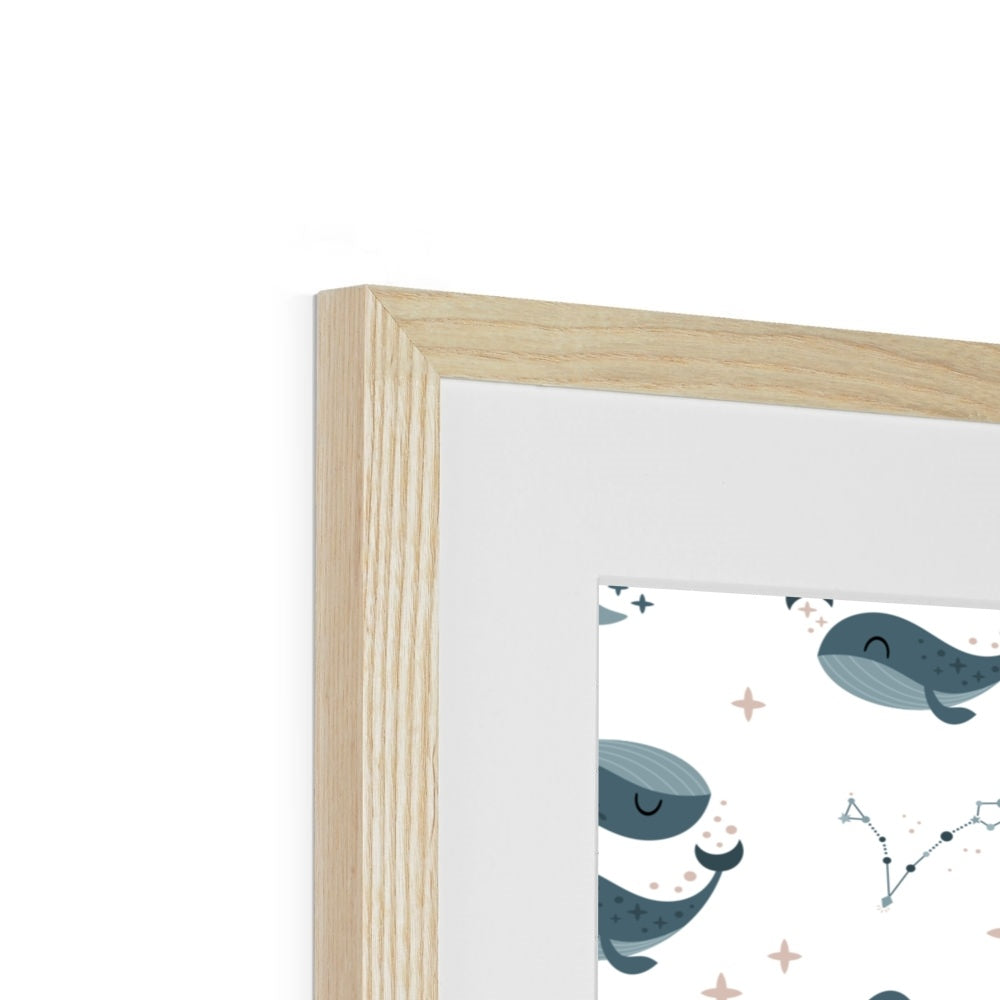 Pisces Pattern Framed & Mounted Print