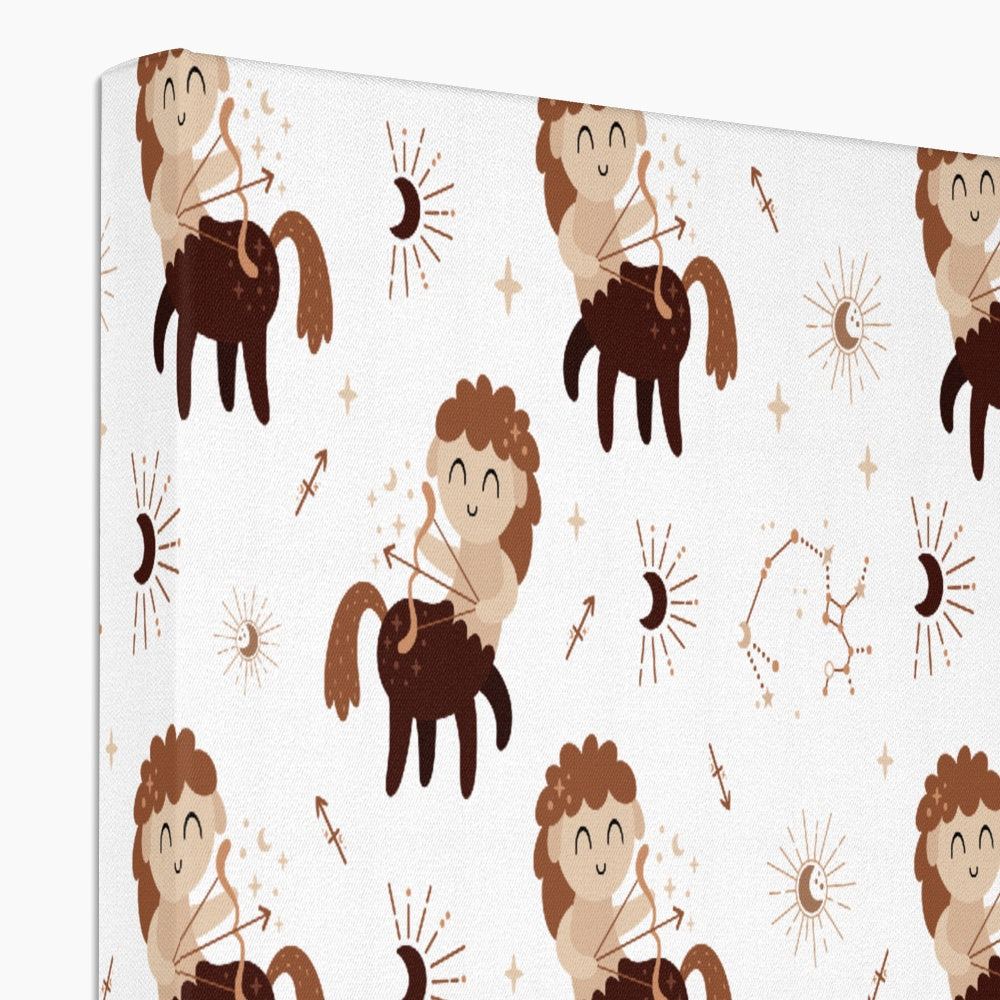 Sagittarius Pattern Eco Canvas