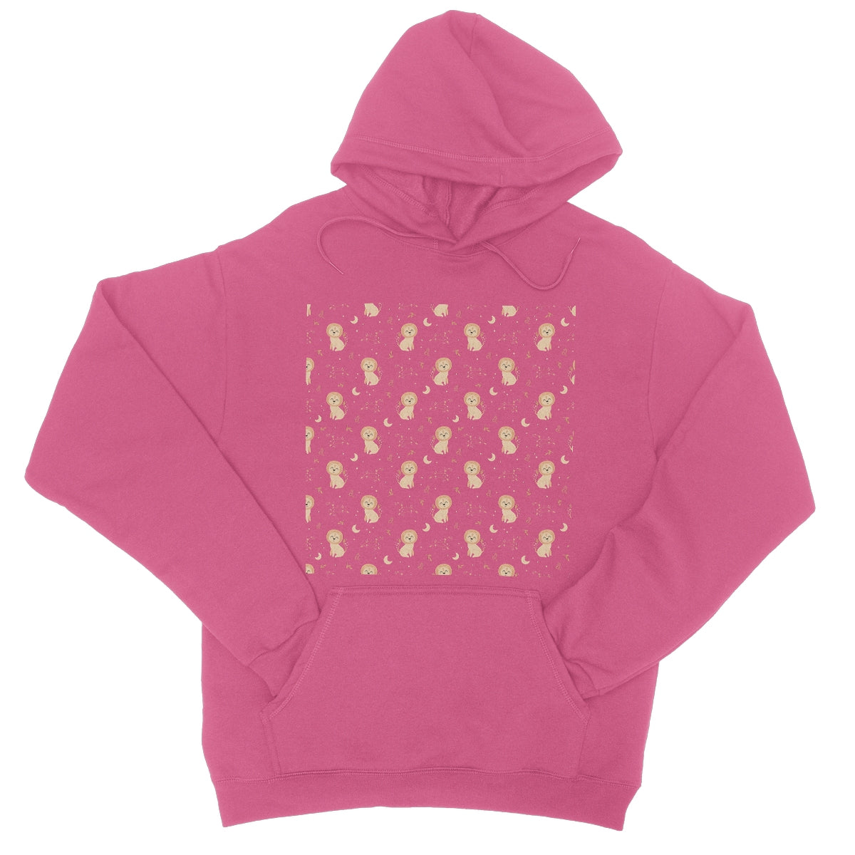 Leo Pattern College Hoodie