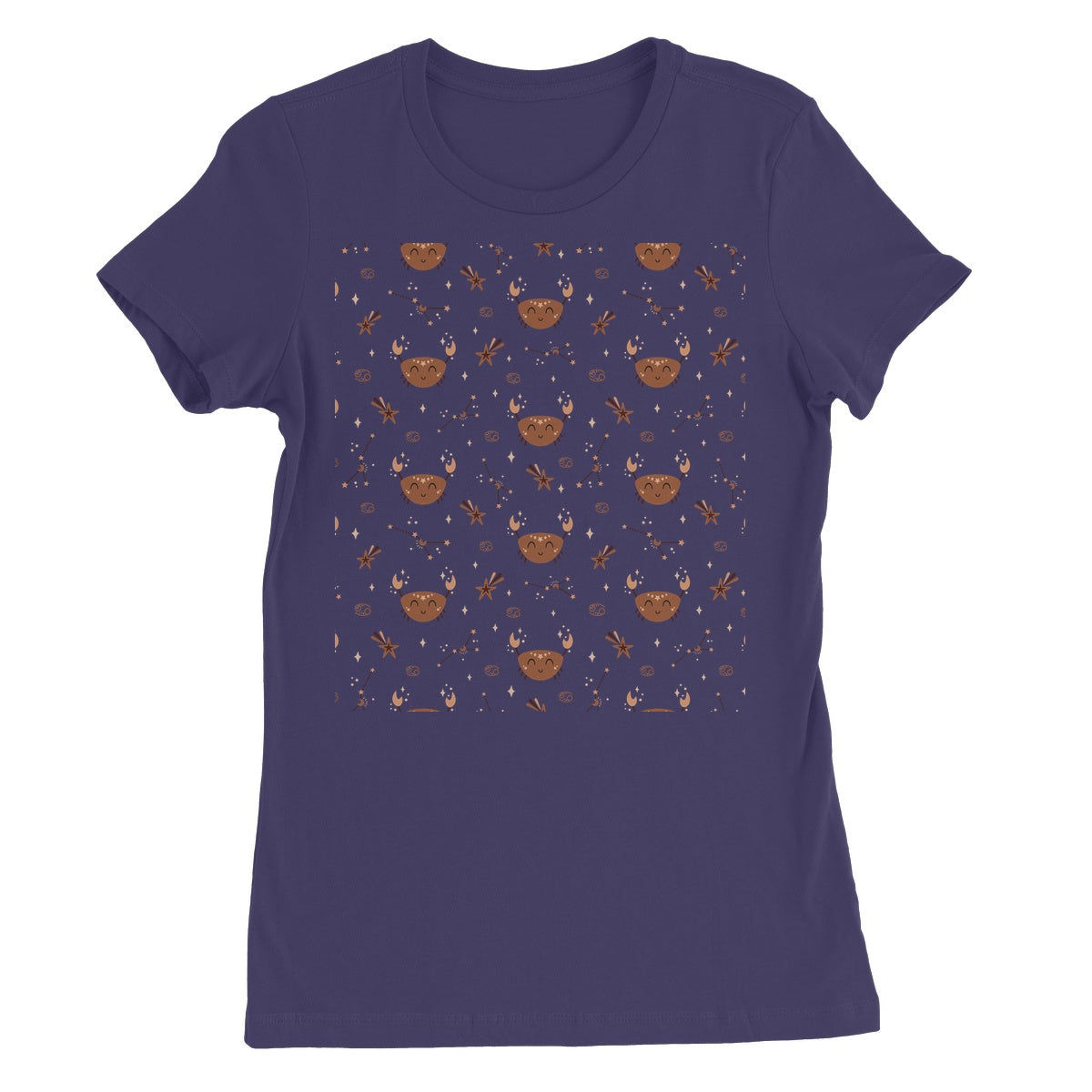 Cancer Pattern Women's Favourite T-Shirt