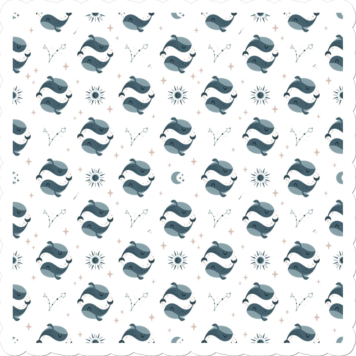 Pisces Pattern Sticker