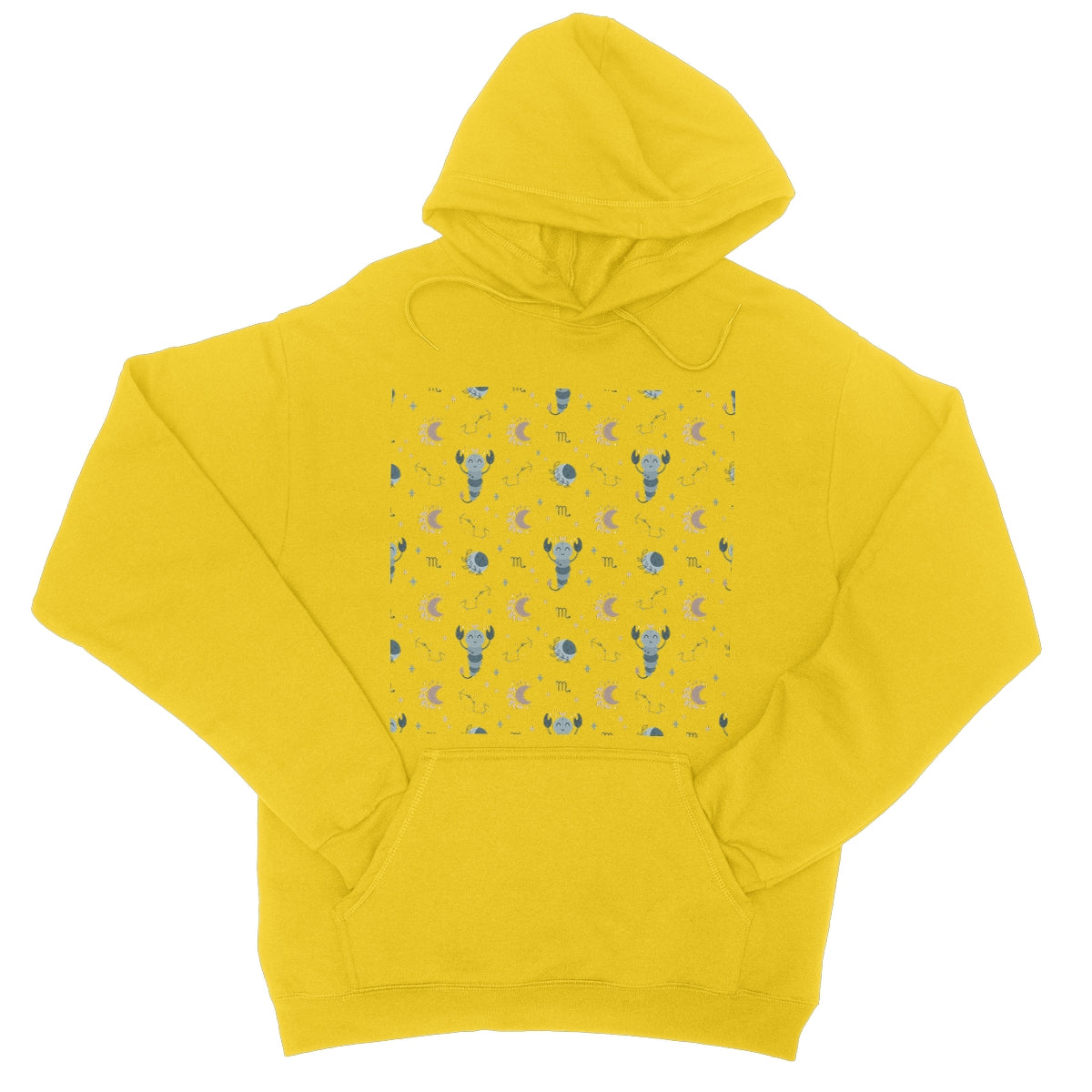 Scorpio Pattern College Hoodie