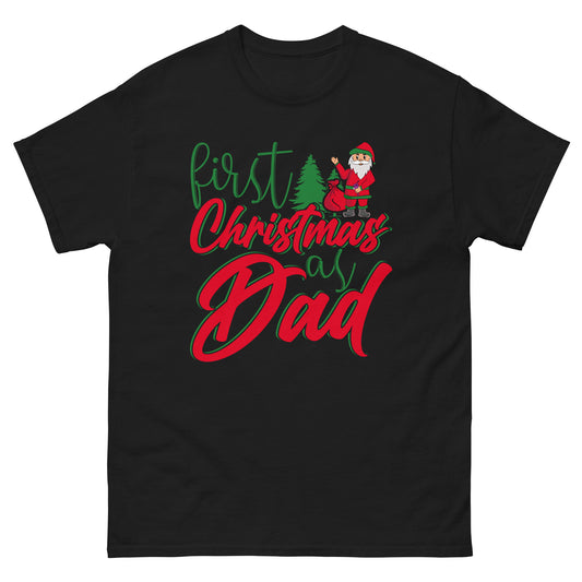 First Christmas As Dad Men's classic tee
