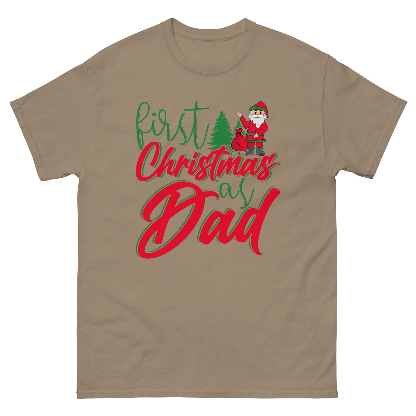 First Christmas As Dad Men's classic tee